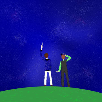 満天の星空