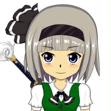 妖夢　イラスト１　アニメーション