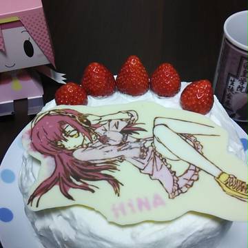 ヒナギク誕生日ケーキ