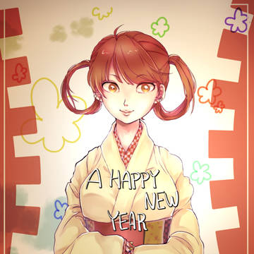 2016年年賀状絵