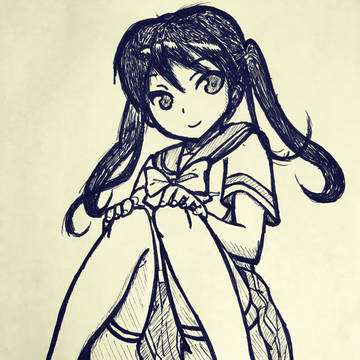 ツインテの女の子