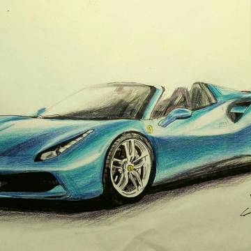法拉利488spider