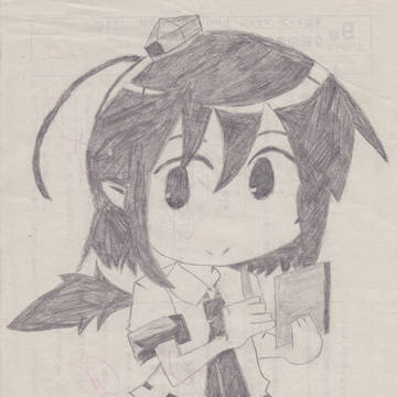 射命丸文 模写