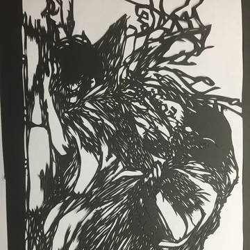 東京喰種  切り絵