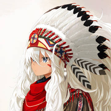 インディアンぽい娘