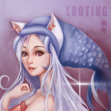 手绘一张我女儿的图片