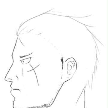 練習畫大叔