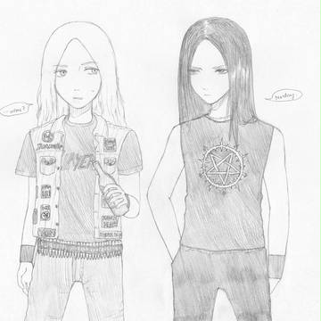 メタルヘッド君たちのらくがき