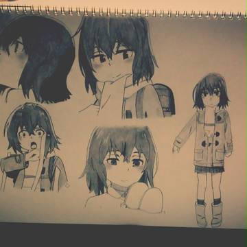 雛月ちゃん描いたった