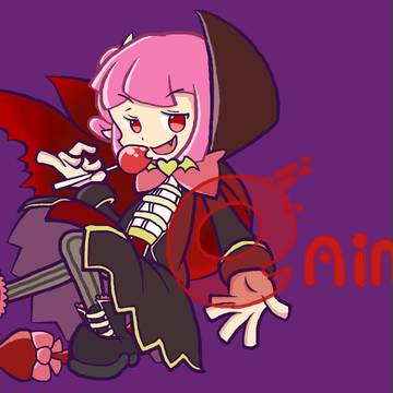 Aimeステッカー用イラスト【リリン＆デモサバ】