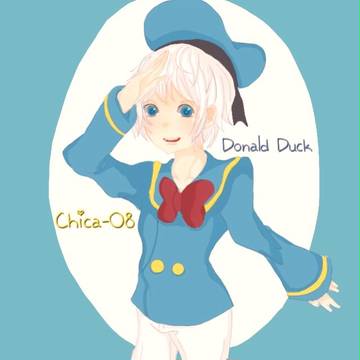 ドナルドダック擬人化
