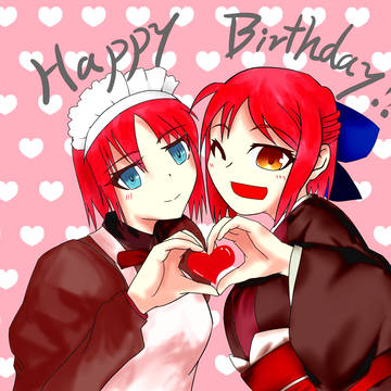翡翠＆琥珀HAPPY BIRTHDAY !