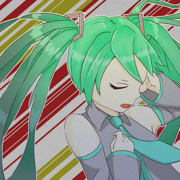 ミクの日に描いたやつ