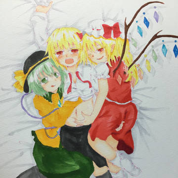 こい→るみゃ←フラ