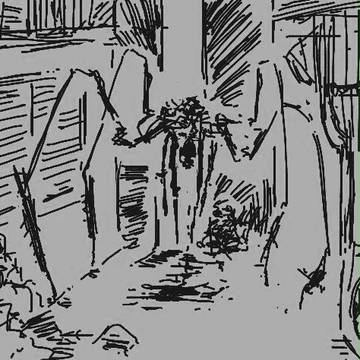 路地裏の恐怖