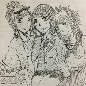 にょた松に制服を着せてみた