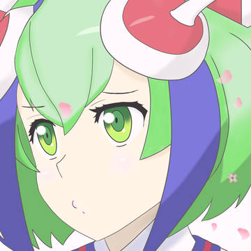 ミラ(書き直し→頬の色塗り)
