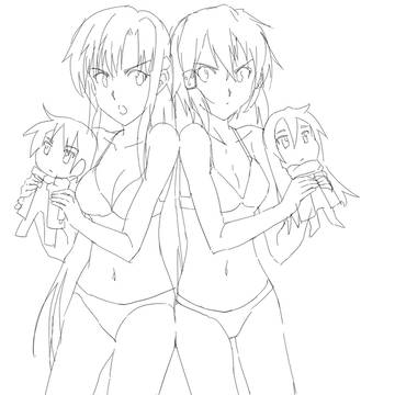 アスナとシノン