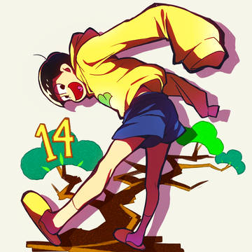 １４