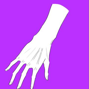 手の練習