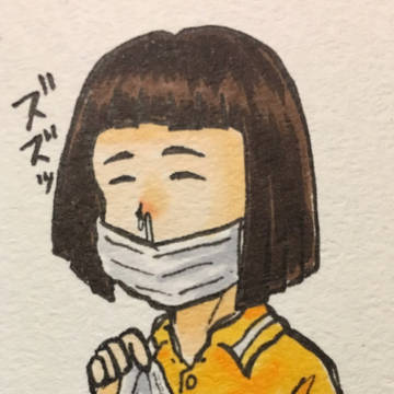 花粉症なコケシちゃん