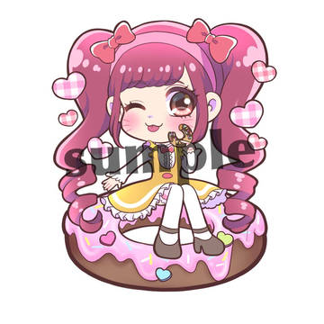 【サンプル】チビ美アクキー