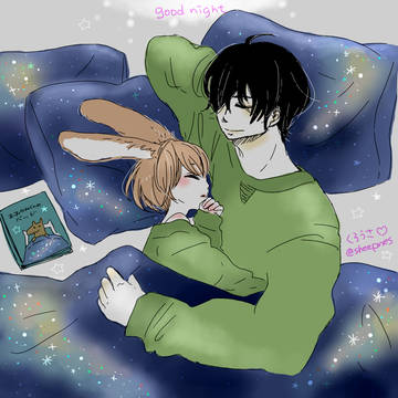 【くろうさ】おやすみ