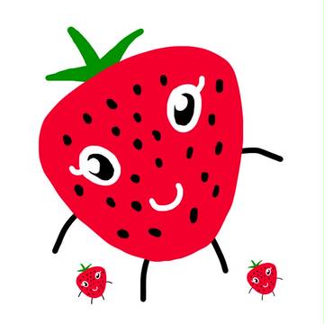 １日１枚いちごちゃん【６日目】
