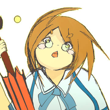 めがねと傘と、魔法を使える龍神の少女