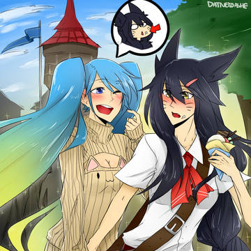 Commission-Ahri x Sona