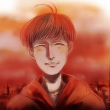 笑顔の下