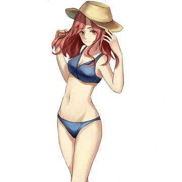 水着少女