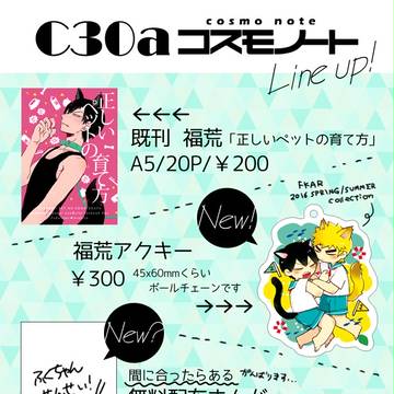【全ケイ8】おしながき