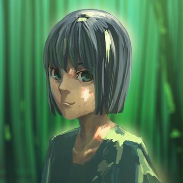緑の少年