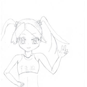 ツインテールを描いてみたかったので！　\ﾂｲﾝﾃｰﾙ/