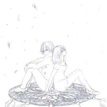 sketch manga front cover