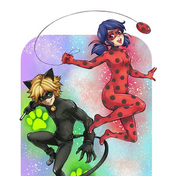 Ladybug and Chat Noir