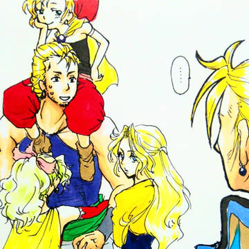 口説きキャラはモテないという法則（アナログ絵）