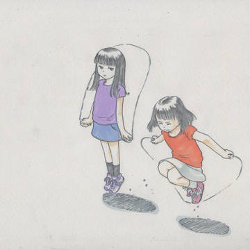 眺める子少女２