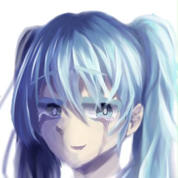 厚塗り練習@初音ミク