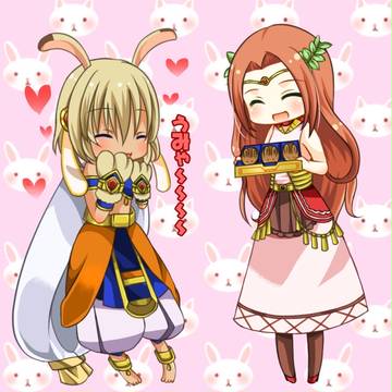 ウヌトちゃんとフレイヤさん