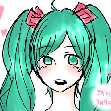 ミクの日に描いたアレ