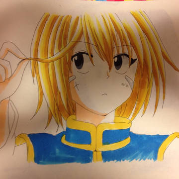 H×Hのクラピカ描いてみたらこうなったw