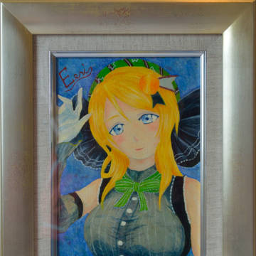 ラブライブ油絵