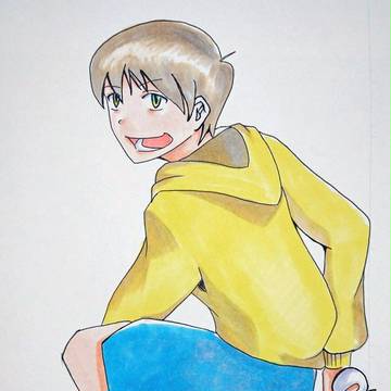 色塗り練習 十四松 (自分絵)