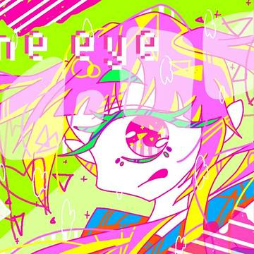 one eye