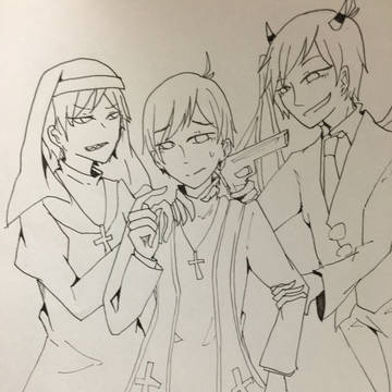 神父の取り合い？