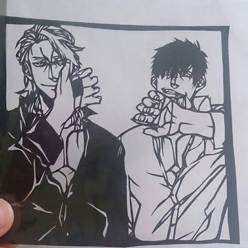 GANGSTA 切り絵
