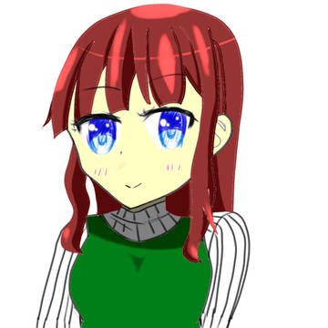 (一応髪下ろし)ひふみちゃん