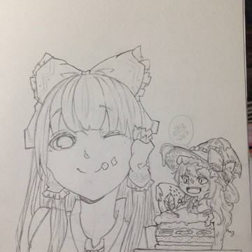 東方菓子録？（？）線画